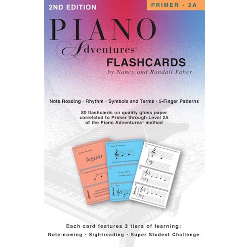 Piano Adventures, Flashcards in a Box