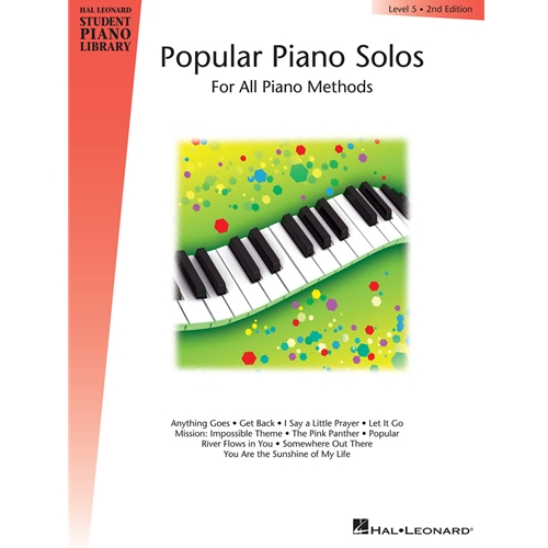 Hal Leonard Student Piano Library, Popular Piano Solos, Book 5