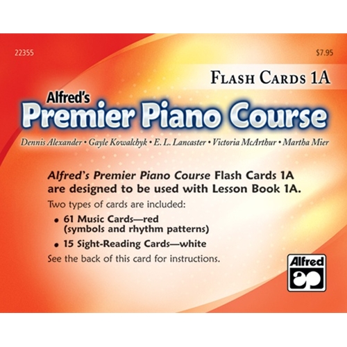 Alfred Premier Piano Course, Flash Cards, Level 1A