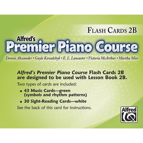 Alfred Premier Piano Course, Flash Cards, Level 2B
