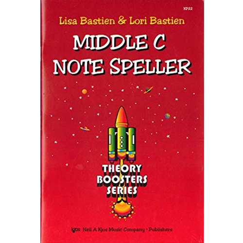 Bastien Theory Boosters: Middle C Notespeller Piano