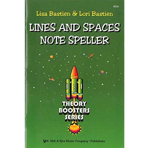 Bastien Theory Boosters: Lines and Spaces Notespeller Piano