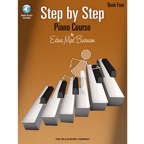 Edna Mae Burnam Step by Step Piano Course, Book 4 w/CD