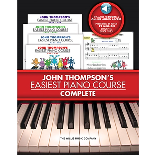 John Thompson's Easiest Piano Course Comlete w/CD