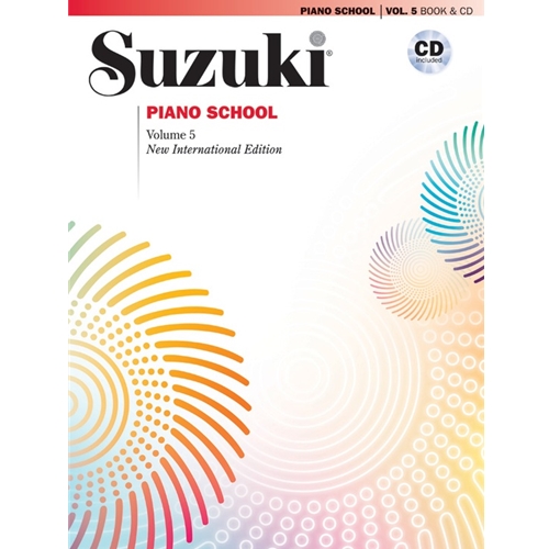 Suzuki Piano Course, Volume 5 New International Edition w/CD