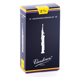 V25 Vandoren Soprano Saxophone Reeds- Box of 10