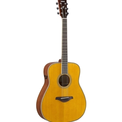 Yamaha FG-TA TransAcoustic Dreadnought Acoustic Electric Guitar - Vintage Tint