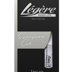 Legere Bb Bass Clarinet European Cut Synthetic Reed