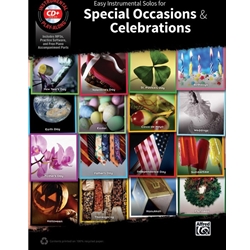Easy Instrumental Solos for Special Occasions & Celebrations - Book and CD - Clarinet / Tenor Saxophone
