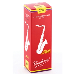 Vandoren Java Red Tenor Saxophone Reeds - Box of 5