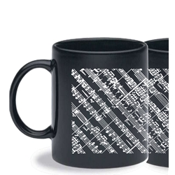 Music Score Ceramic Coffee Mug