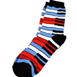 Kayboard Socks - Blue Rainbow