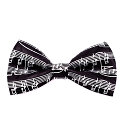 Music Score Bow Tie