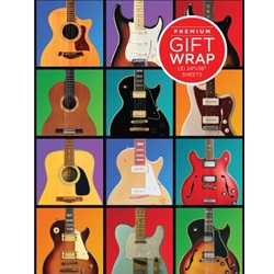 Wrapping Paper - Retro Guitar