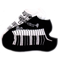 Musical No-Show Socks - 3 Pack