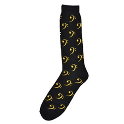 Bass Clef Socks - Men's