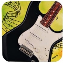 Vinyl Guitar Coaster (Individual)