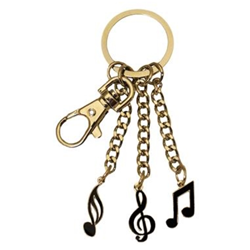 Music Charm Keychain