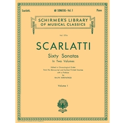 Scarlatti: Sixty Sonatas, Vol. 1
(MMTA 2024, Senior A - Sonata in A Minor & Senior B - Sonata in D Major)