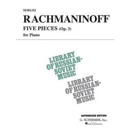 Rachmaninoff: Five Pieces Op. 3
(NF 2021-2024 Very Difficult II - Prelude in C# Minor)