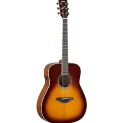 Yamaha FG-TA TransAcoustic Dreadnought Acoustic Electric Guitar - Brown Sunburst