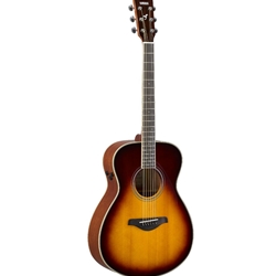 Yamaha FS-TA Transacoustic Small Body Acoustic Electric Guitar - Brown Sunburst