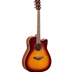 Yamaha FGC-TA TransAcoustic Western Style Acoustic Electric Guitar - Brown Sunburst