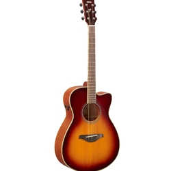 Yamaha FSC-TA Transacoustic Concert Size Acoustic Electric Guitar - Brown Sunburst