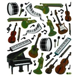 Keyboards & Instruments Stickers