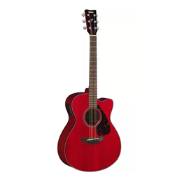 Yamaha FSX800C Small Body Cutaway Acoustic Electric Guitar - Ruby Red