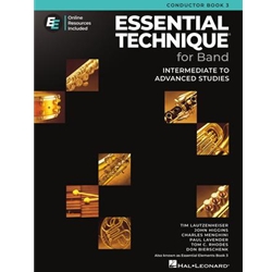 Essential Elements for Band Book 3 - Conductor Book