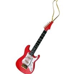 Red Electric Guitar Ornament