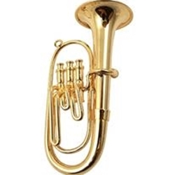 Euphonium Ornament - Gold
