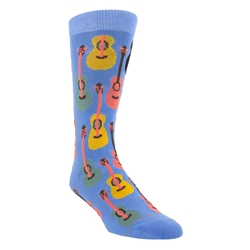 Acoustic Guitar Socks - Light Blue
