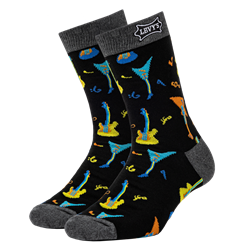 Levy's Crew Socks - Electric Guitar
