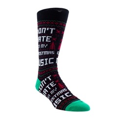 Ugly Xmas Sweater Don't Hate Socks