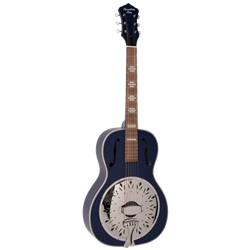 Rec King Resonator Guitar w/pickup, Size 0 Acoustic-Electric - Matte Blue