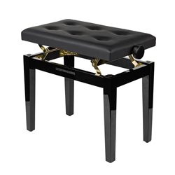 Gator Deluxe Height Adjustable Piano Bench