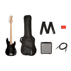 Fender Affinity Series Precision Bass Guitar Pack - Black