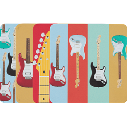 Fender Stratocaster Modern Design Coaster Set of 4