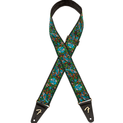 Fender 2" Mosaic Jacquard Guitar Strap - Green