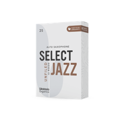 D'Addario Select Jazz UnFiled Alto Saxophone Reeds - Box of 10